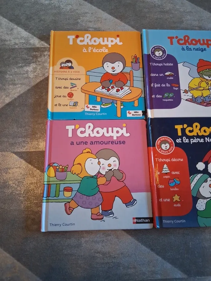 Lot de 4 tchoupi - photo numéro 2