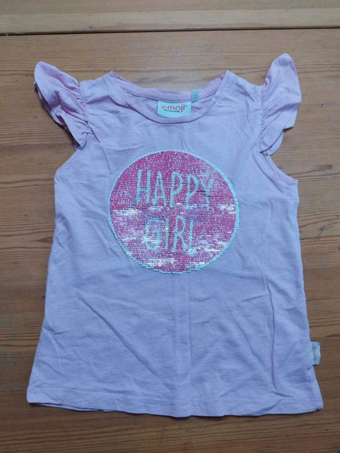 Tee-shirt strass réversibles