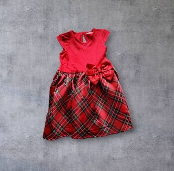 H&M Robe rouge fête fille 18 mois 2 ans