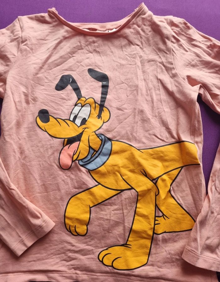 T shirt manches longues pluto 6.8 ans - photo numéro 2