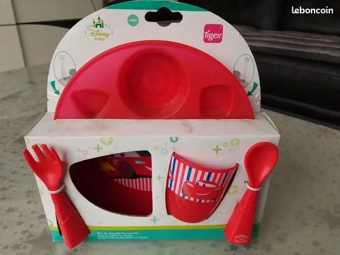 Ensemble de vaisselle Disney Cars Tigex neuve dans son emballage