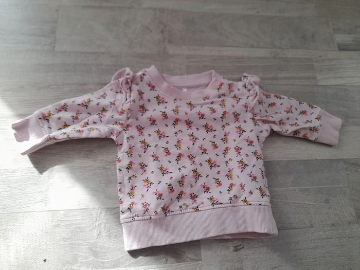 Sweat 6 m fille rose
