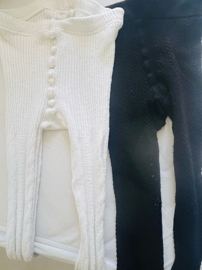 Lots collants laine x2