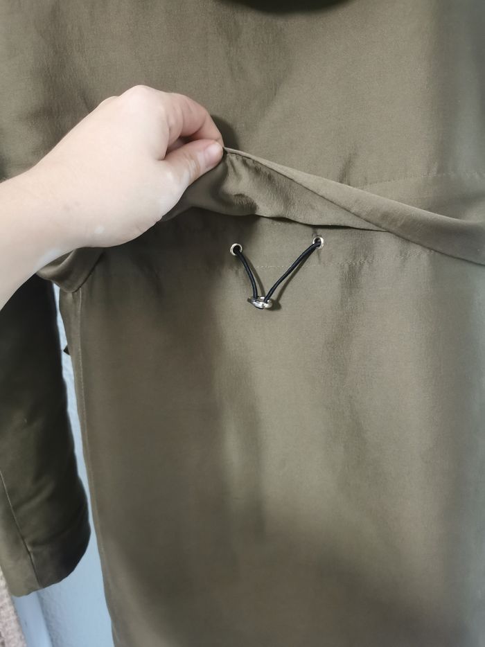 Manteau mango kaki m - photo numéro 3