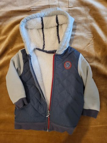 Veste Gilet polaire à capuche chaud Sergent Major 4 ans 104 cm  Neuf