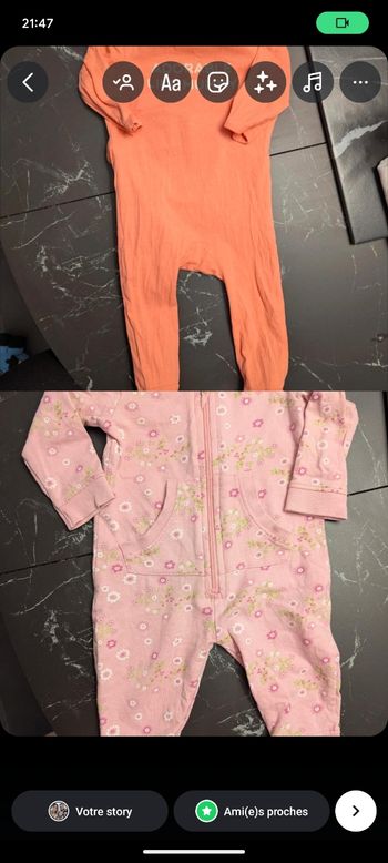 Pyjamas fille 🤞