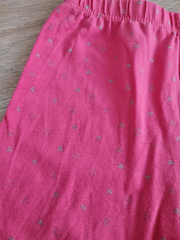 Legging rose coeur 18 mois - photo numéro 3