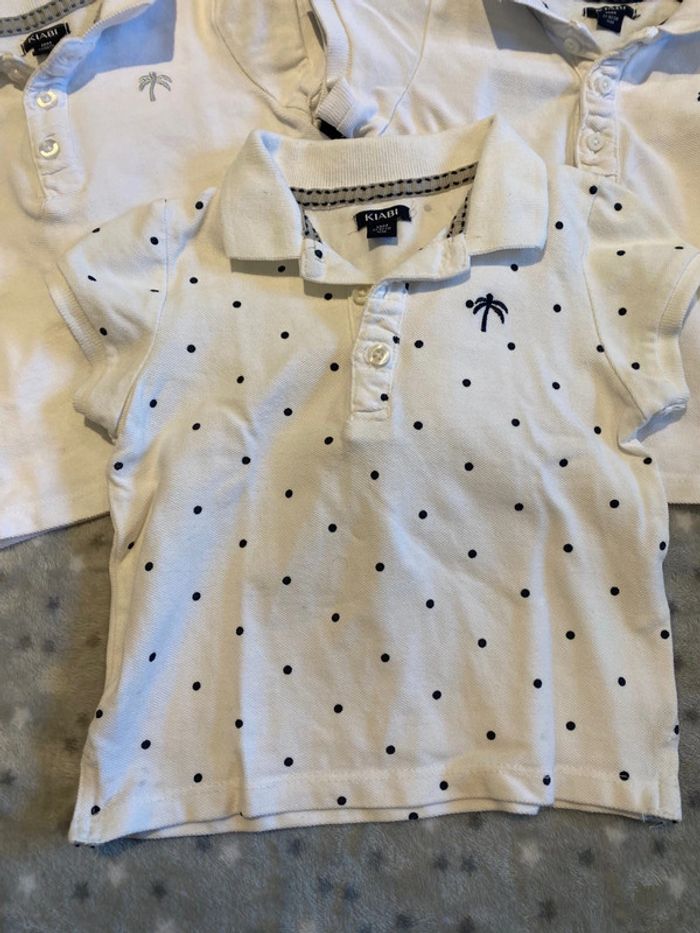 Lot de 5 polos manches courtes 18 mois - photo numéro 4