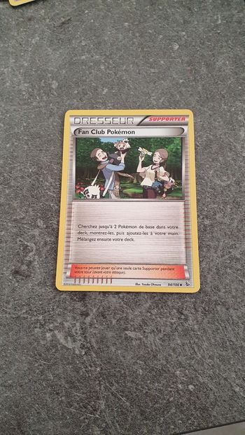 Carte Pokemon Fan club Pokemon