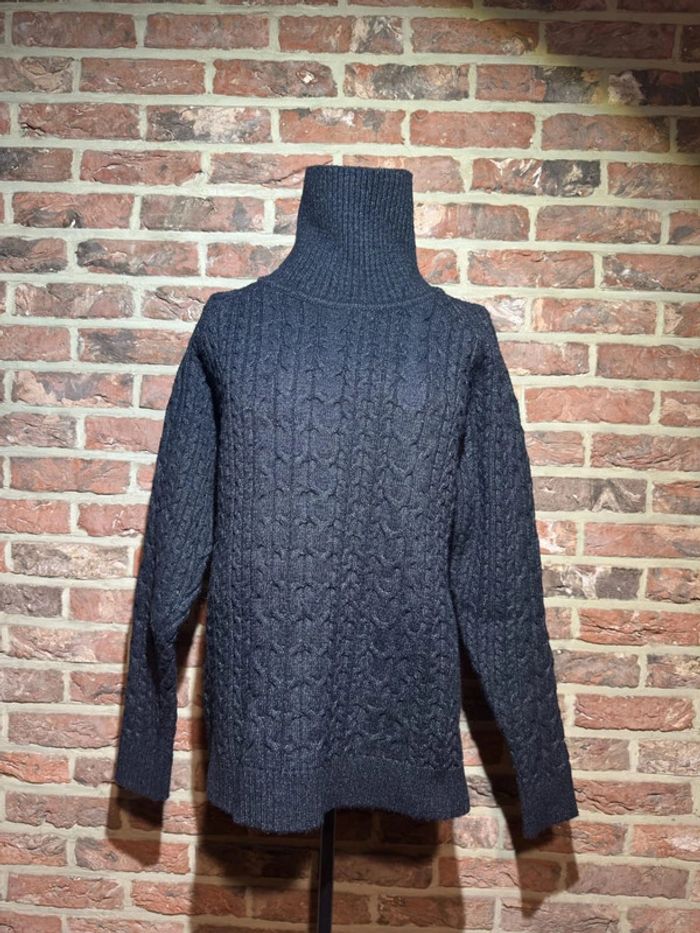 Pull torsadé col roulé Lili Sidonio Taille M / 38 - photo numéro 5