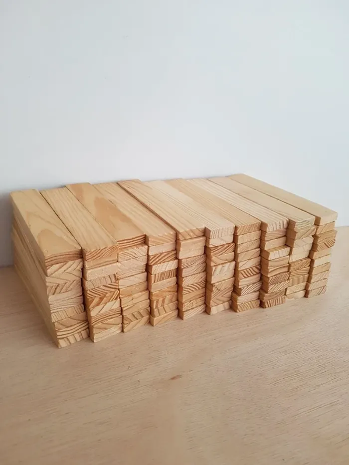 100 planchettes en bois brut - photo numéro 11