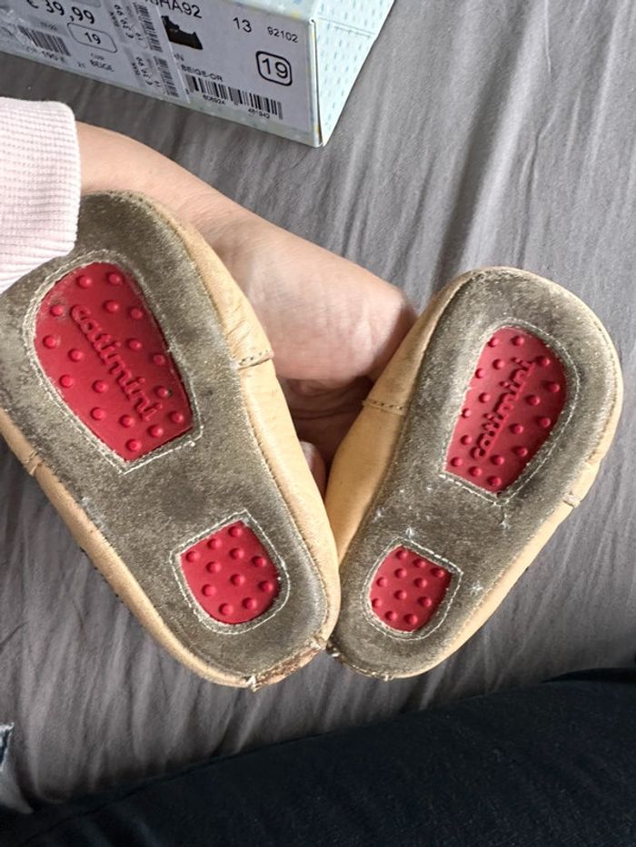 Catimini chaussons en cuir 19 - photo numéro 3
