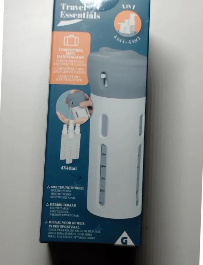 Distributeur de produits de soin 4 en 1 multifonction idéal voyage Neuf - photo numéro 3