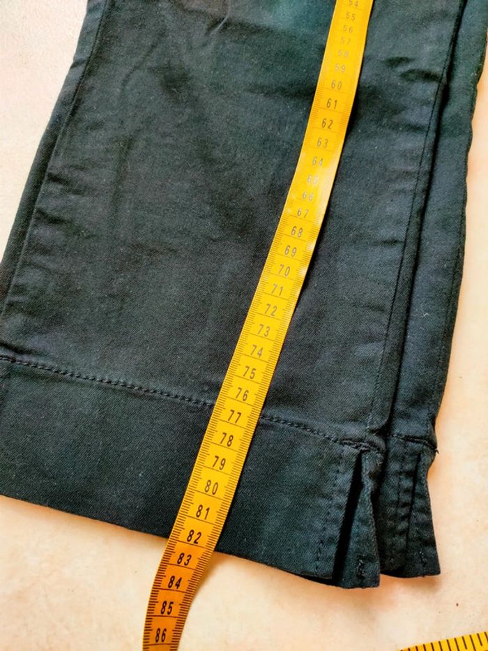 Pantalon noir court taille 42 marque camaïeu - photo numéro 8
