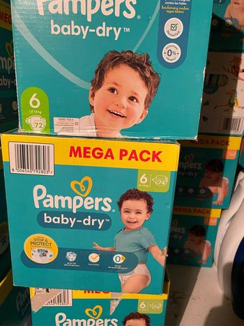 Pampers taille 6