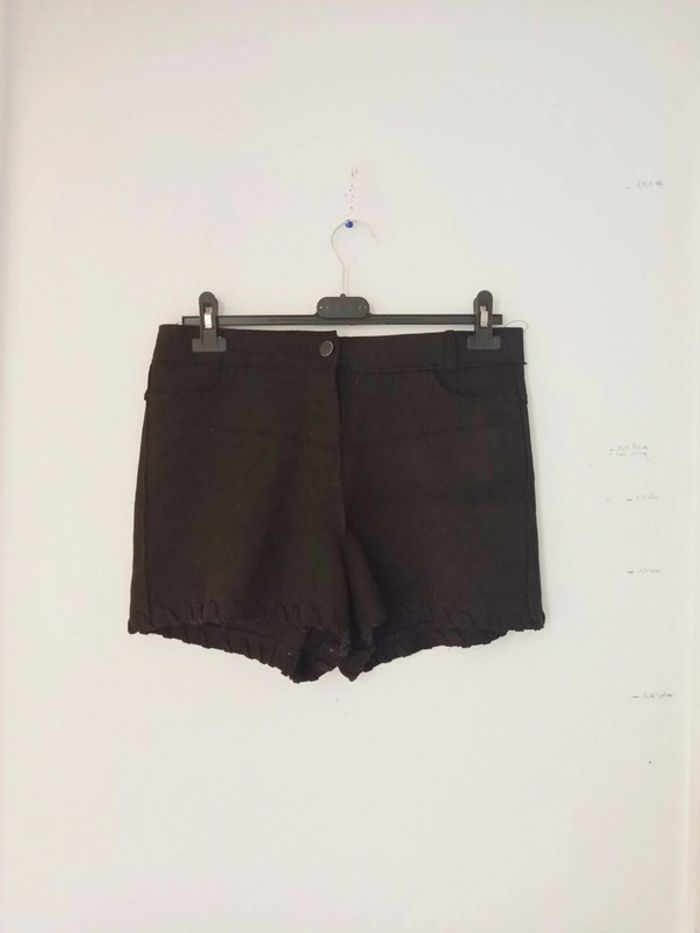Short en daim femme