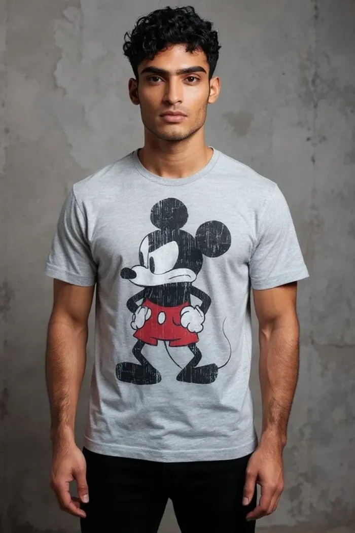 🌸Tee-shirt gris Mickey Mouse Jules a 2€🌸