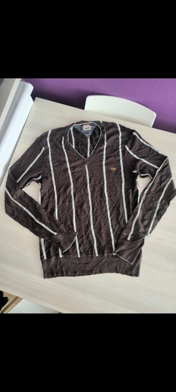 Pull marron Tommy Hilfiger taille s