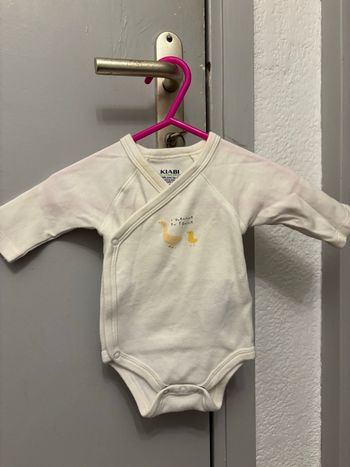 Body manches longues kiabi 1 mois 