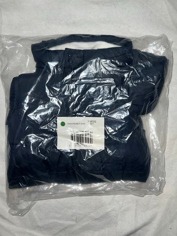 Combi pilote matelassé unie pour bébé garçon 