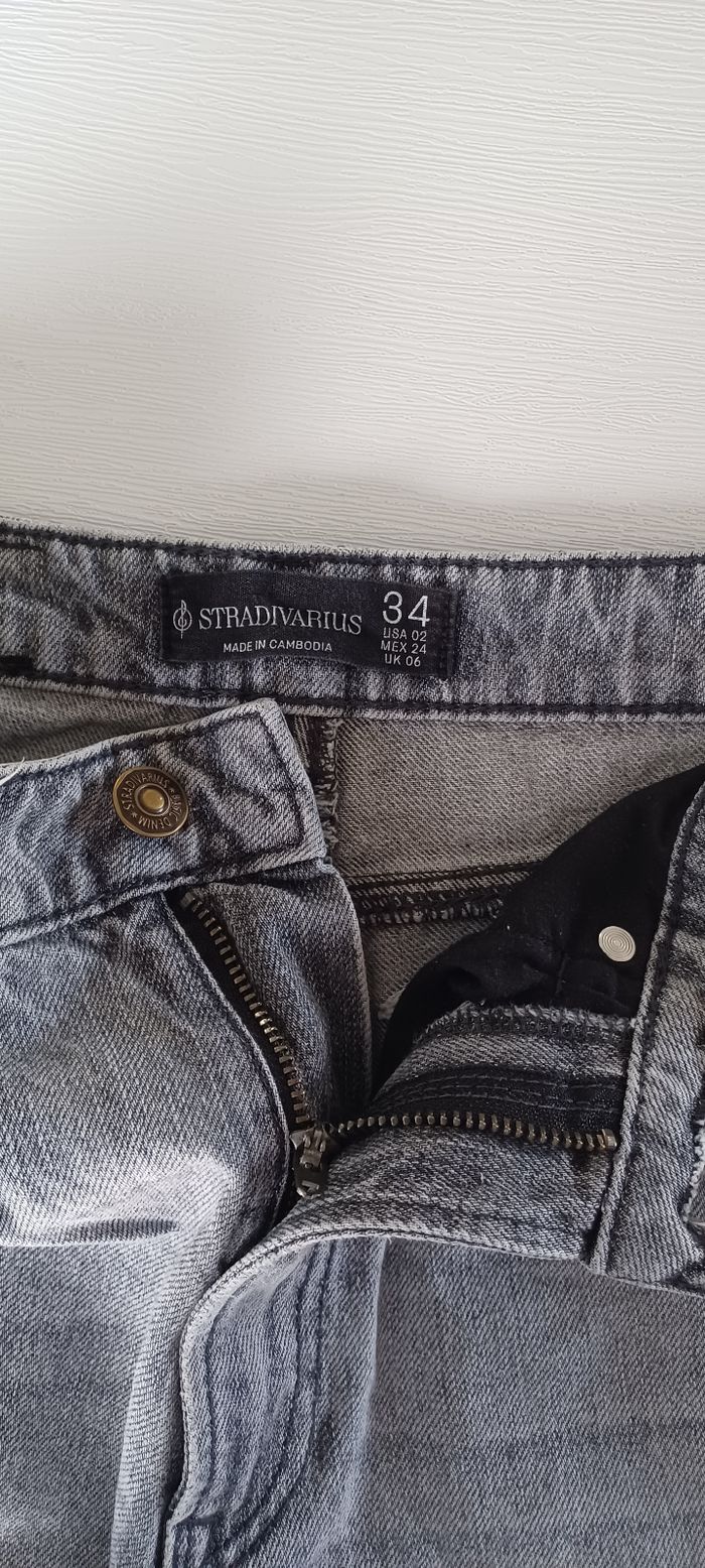 Pantalon jeans femme taille xs stradivarius - photo numéro 4