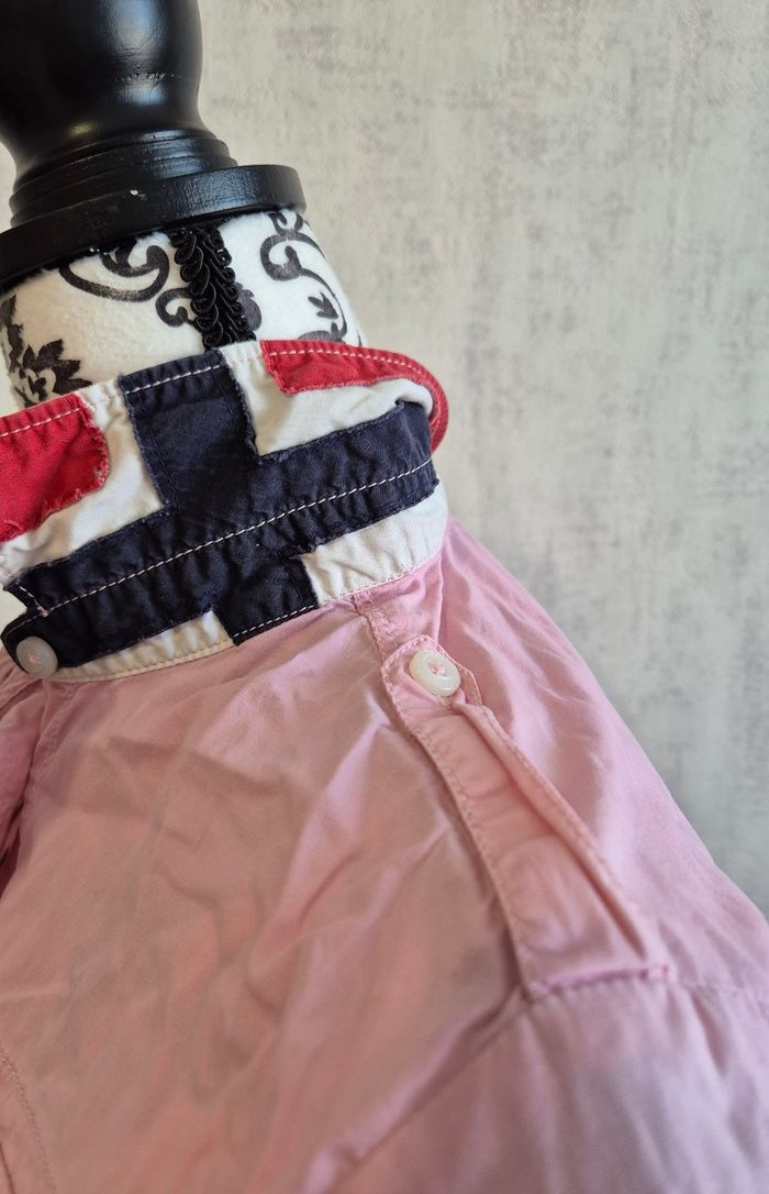 Chemise femme manches longues rose napapijiri taille M 38 - photo numéro 5