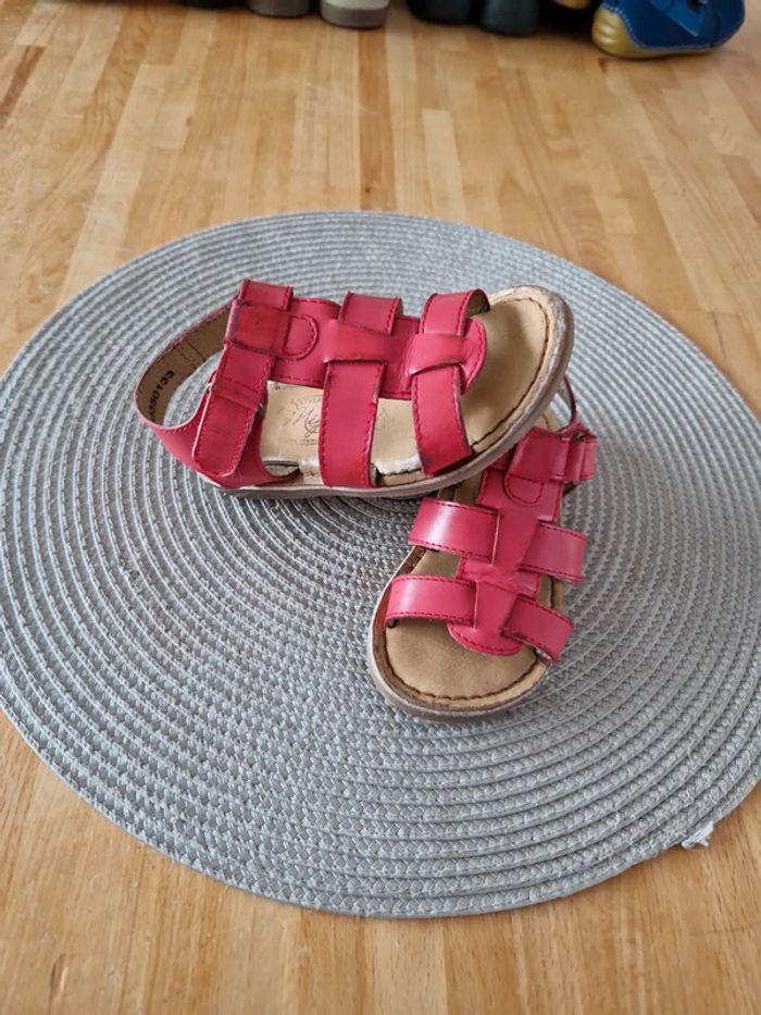 Sandales rouges
