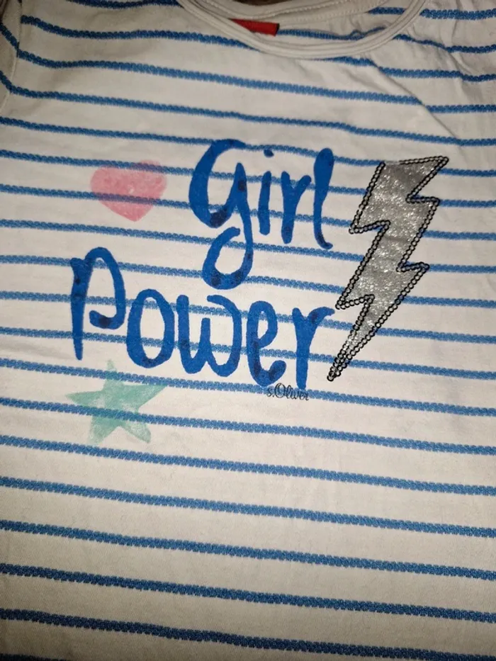 Tee shirt gril Power - photo numéro 3