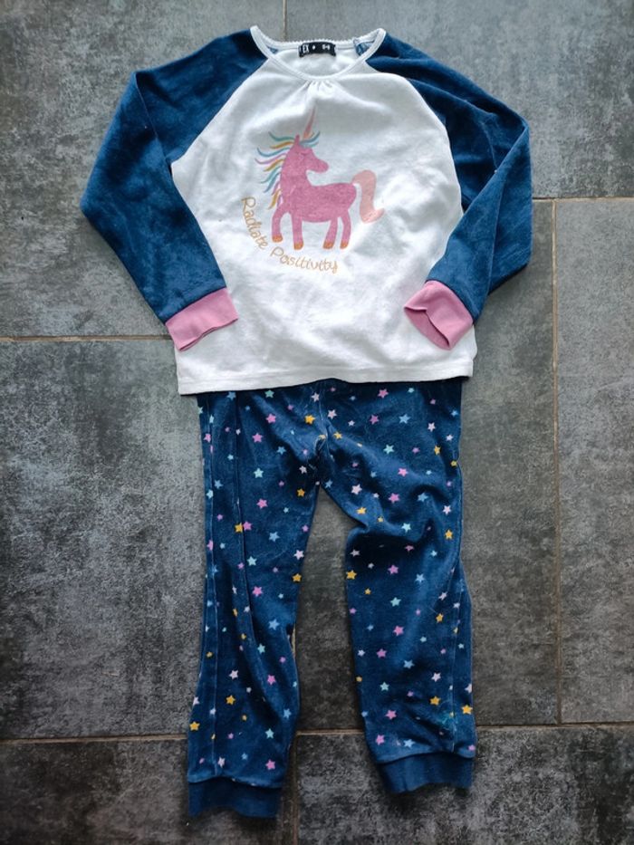 Pyjama licorne deux pièces