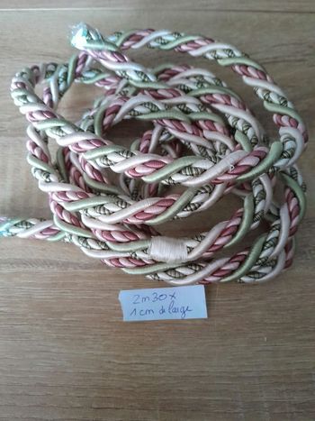 Cordre tressée 2m30 1cm de large