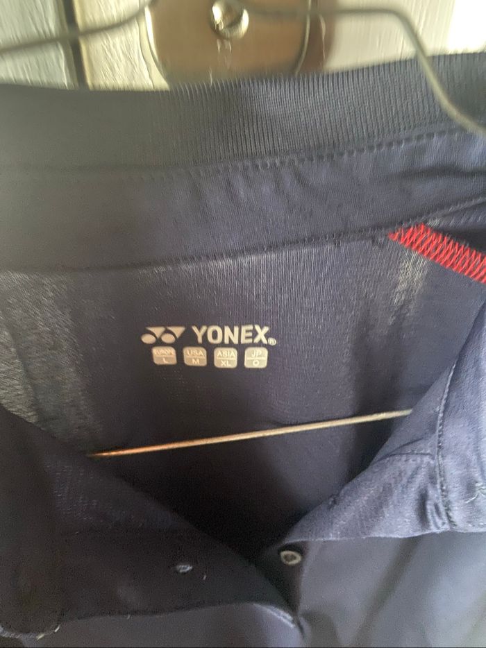 Tee-shirt bleu marine Yonex femme Taille L - photo numéro 2