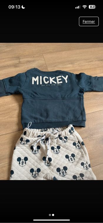 Ensemble 9 mois Mickey