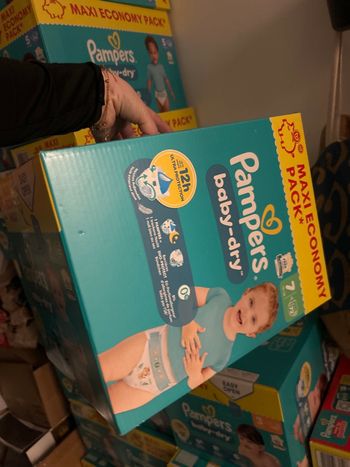 Pampers taille 7 baby dry