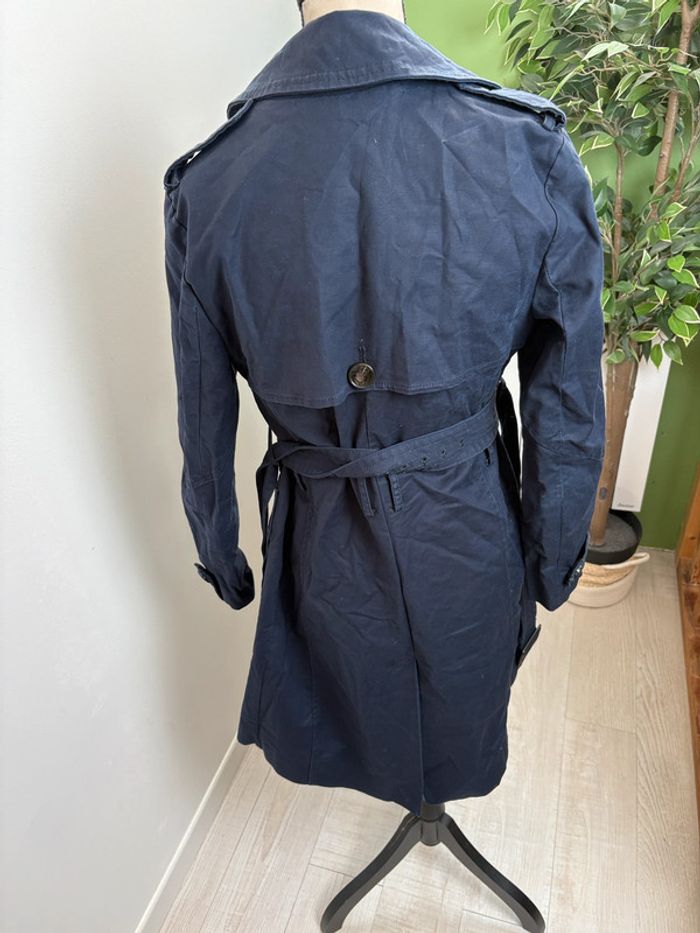 Trench Mango | Bleu marine | Taille 34 - photo numéro 2