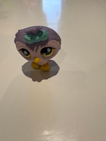 Figurine Pet Shop hibou violet