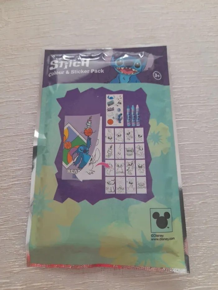 Mini carnet à dessins stitch - photo numéro 2