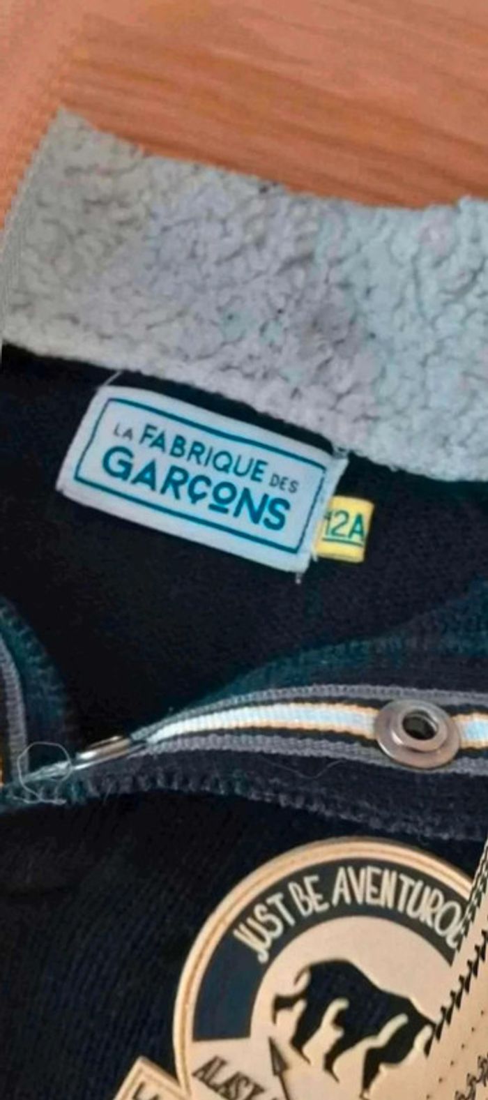Pull la fabrique des garçons 12 ans noir - photo numéro 3