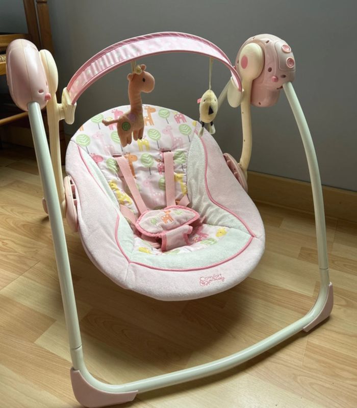 Balancelle bébé rose