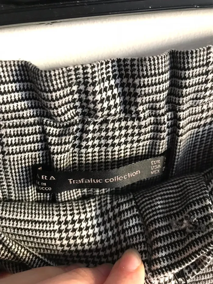 Short d’hiver à carreaux Zara taille S - photo numéro 4