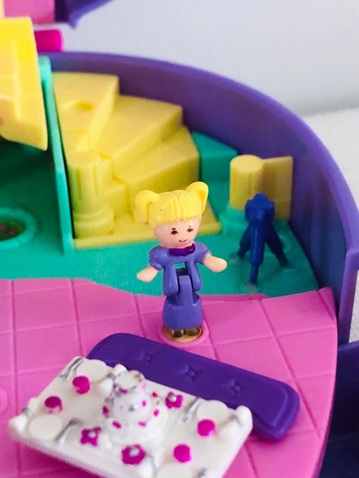 Polly pocket mariage rétro vintage boîte violet - photo numéro 6