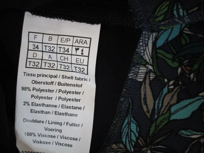 Jupe fluide imprimée Grain de Malice 34 NEUVE - photo numéro 6