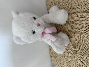 doudou chat blanc , flo rose