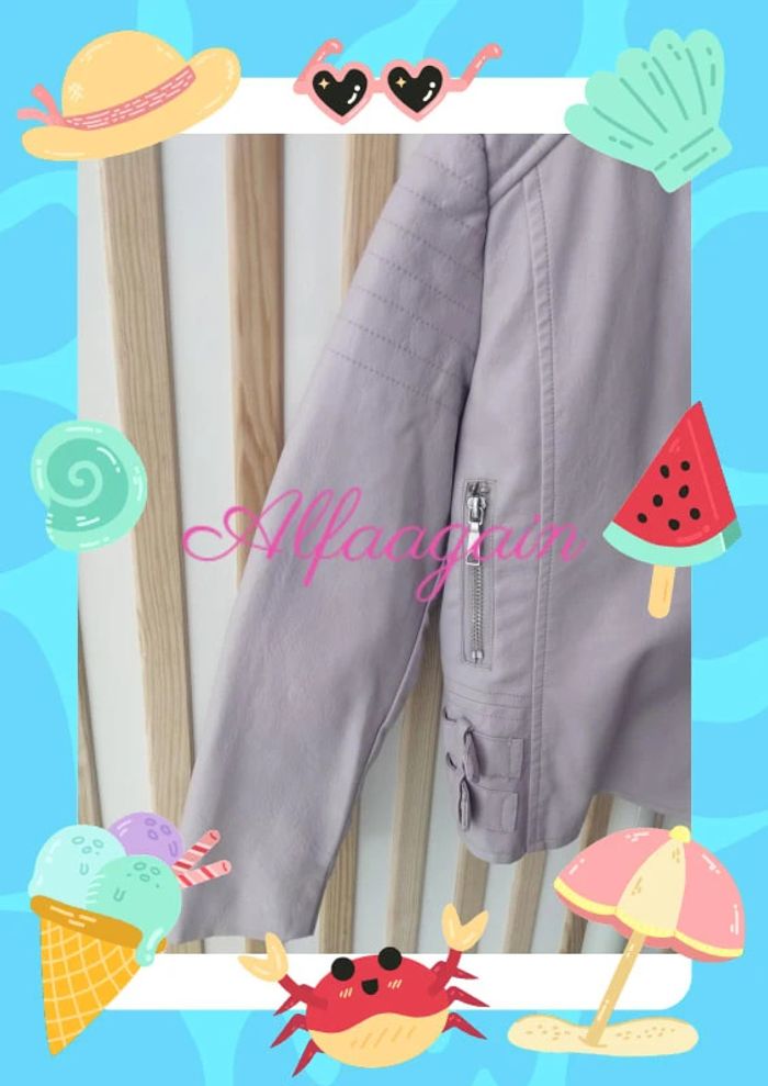 Veste perfecto mauve next 8ans neuf - photo numéro 5