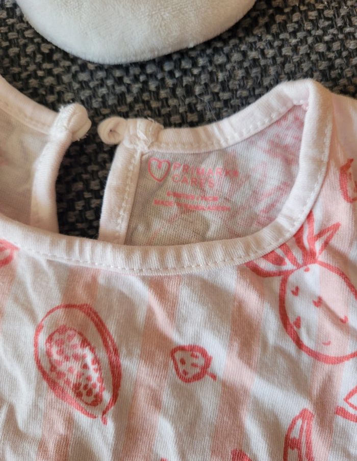 Ensemble robe et son t-shirt 74 cm - photo numéro 2