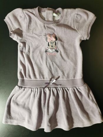 Robe velours Minnie Mouse_ fille_ 3 ans