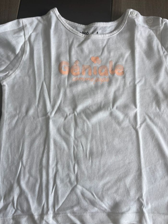 Lot t-shirts manches longues fille 4 ans gémo - photo numéro 3