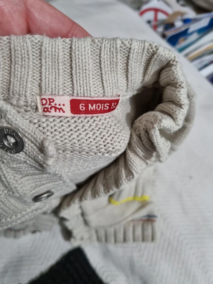 Gilet beige du pareil au même 6 mois - photo numéro 2