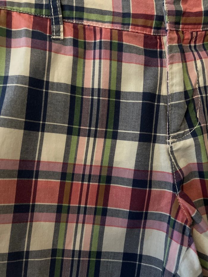 Short en coton motif madras 14 ans - Ralph Lauren - photo numéro 2