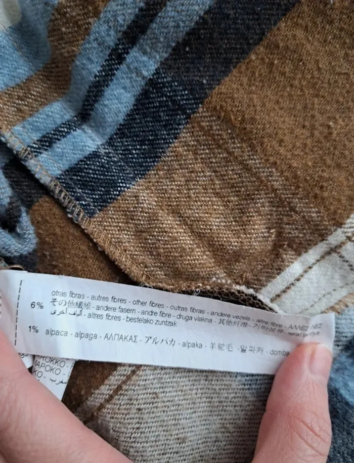 Veste chemise à carreaux Zara - photo numéro 5