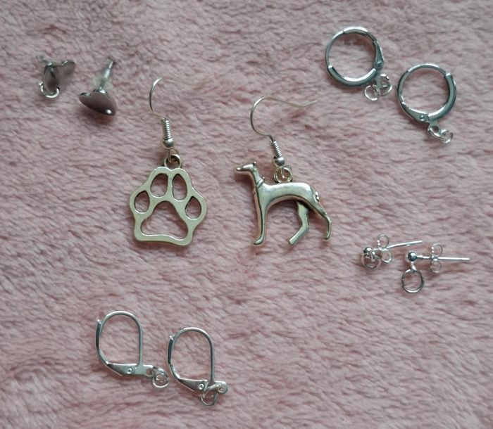 Boucles d'oreilles chien